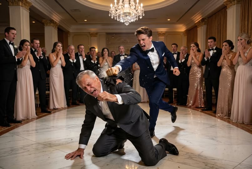 Bei der Hochzeit meiner Tochter verlangte mein Schwiegersohn vor zweihundert Gästen, dass ich ihm die Schlüssel zu meiner Farm aushändige. Als ich mich weigerte, schlug er mich so hart, dass ich stolperte. Ich ging hinaus und tätigte einen Anruf. Er geriet außer sich, als er merkte, wen ich kontaktiert hatte