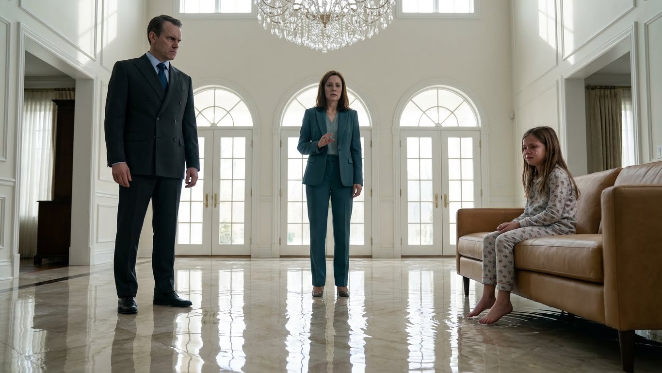 «Papa … bitte … Beeil dich nach Hause. Mir ist so kalt … sie lässt mich nicht umziehen.» — Ein beschäftigter Vater kommt nach Hause und findet seine Tochter zitternd in durchnässten Kleidern vor