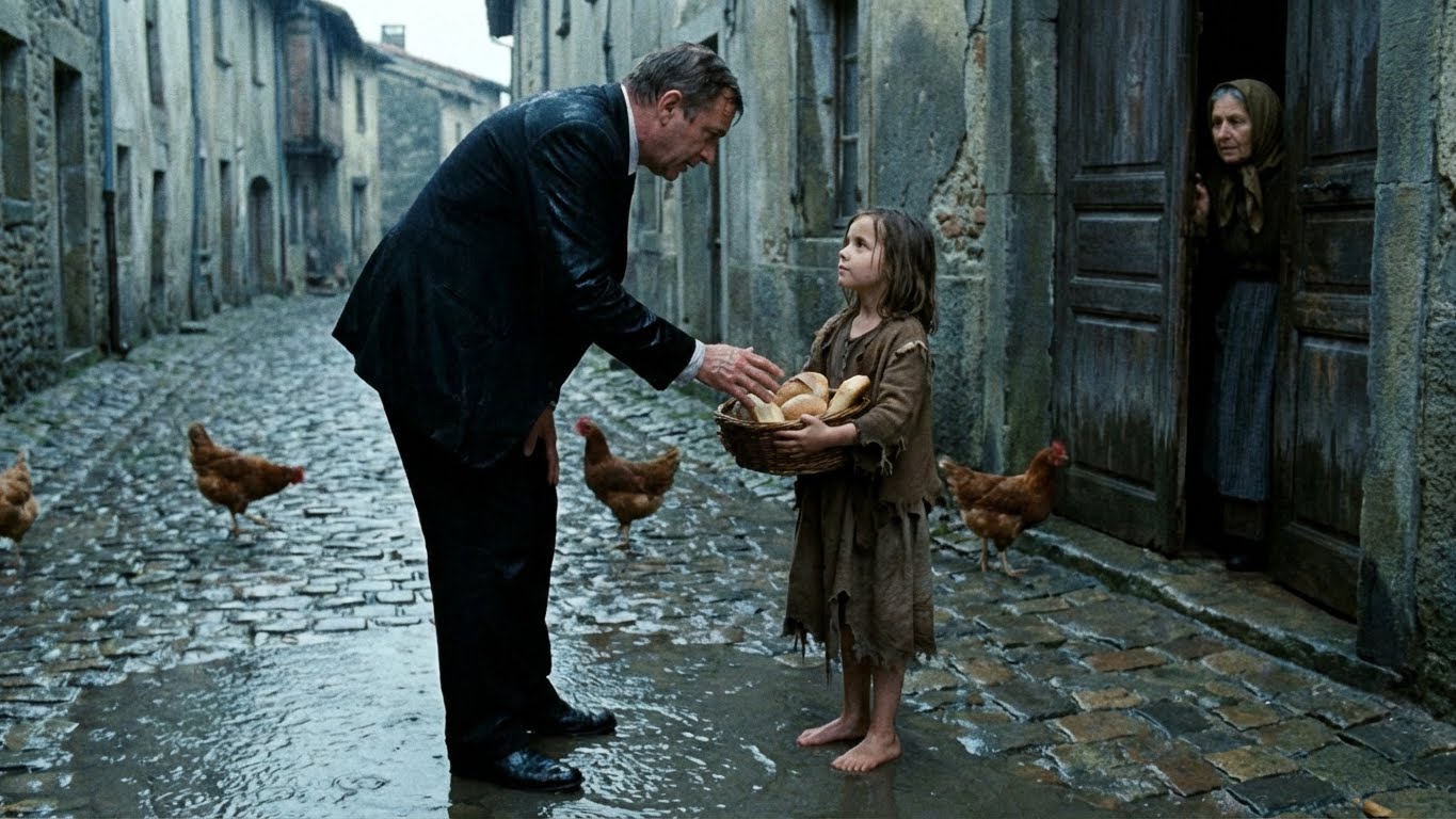 Das kleine Mädchen, das Brot verkaufte, bemerkte einen Ring an der Hand des Millionärs. Was sie als nächstes lernte, war eine Geschichte, die jedes Herz berühren würde.