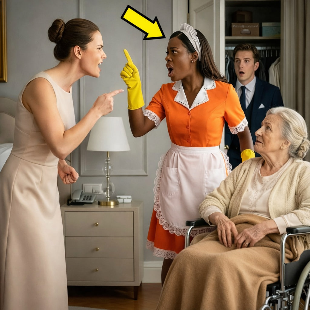 DER MILLIONÄR VERSTECKTE SICH, UM ZU SEHEN, WIE SEINE VERLOBTE MIT SEINER MUTTER UMGING – BIS DIE HAUSANGESTELLTE DAS UNERWARTETE TAT