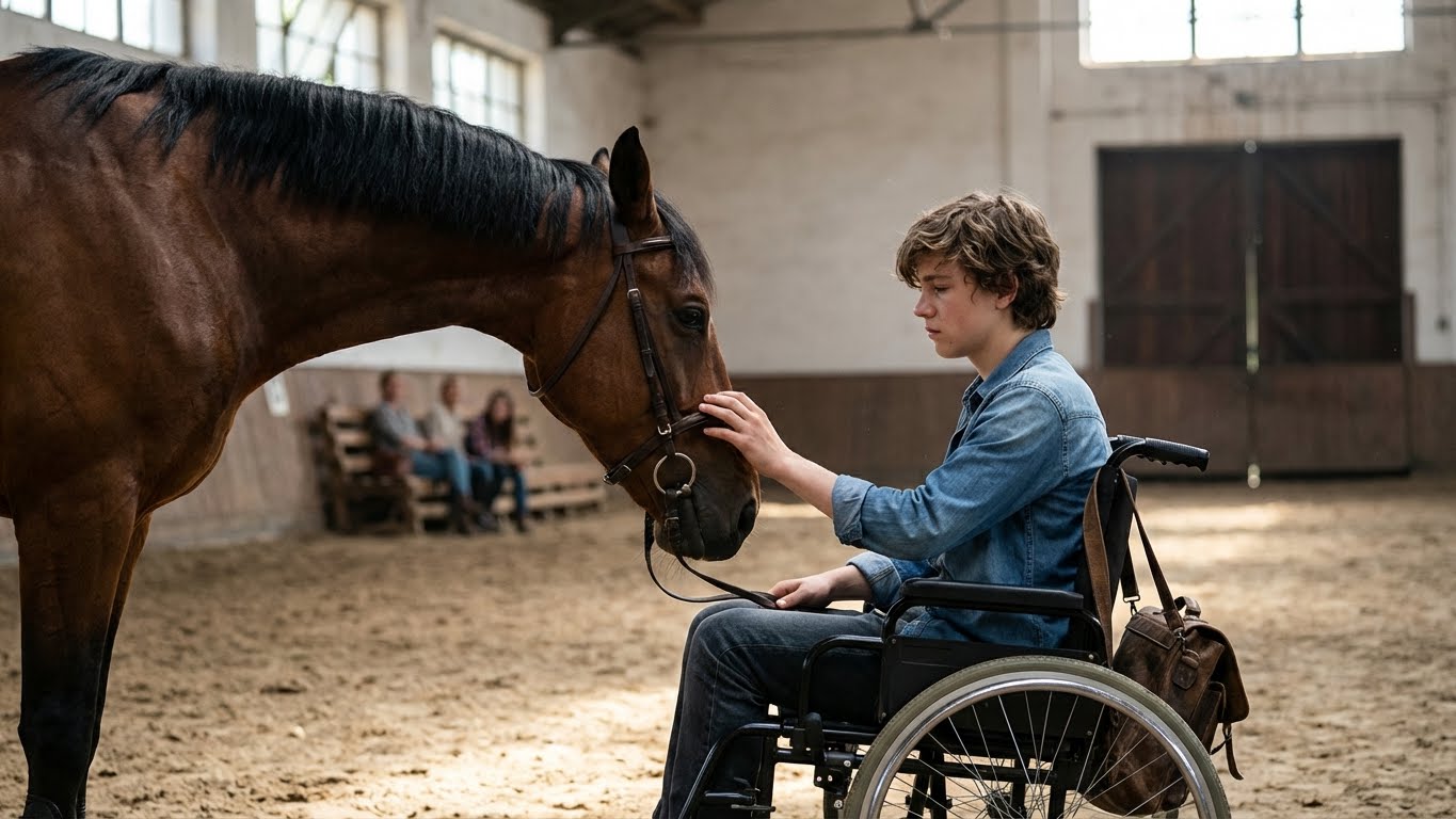 Gelähmte Teenager versammelten sich in der Arena — aber was als nächstes passierte, ließ alle in Tränen ausbrechen