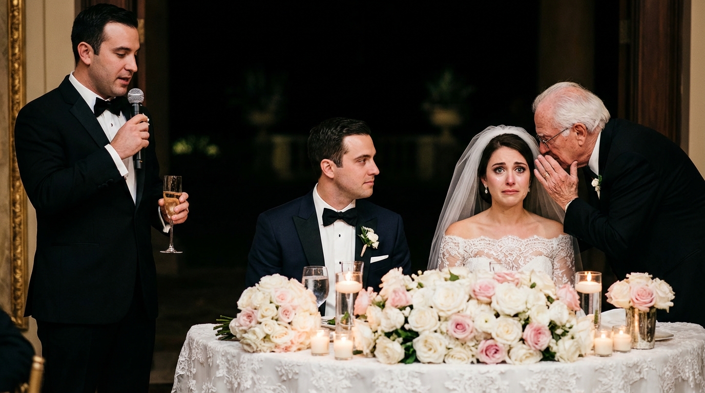 Ich war nur ein paar Minuten auf der Toilette gewesen, als ich, zurück im Saal, hinter mir ein fast unhörbares Flüstern hörte: „Trinken Sie nicht aus Ihrem Glas.“