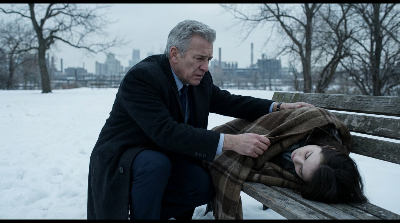 Er feuerte sie, weil sie fünf Minuten zu spät kam — aber als er sie mit den Krankenhausschulden ihrer Mutter schlafend auf der Straße fand, änderte sich alles