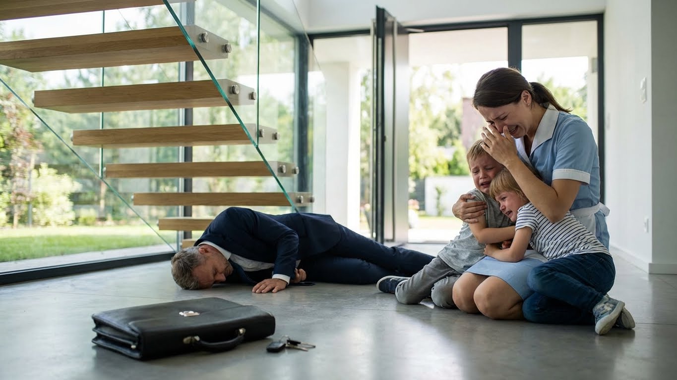 Er gab vor, nach dem Sturz von der Treppe bewusstlos zu sein – doch was das Kindermädchen danach tat, ließ ihn in Tränen ausbrechen