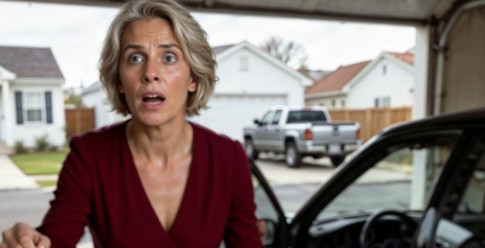 Stavo abbottonando il cappotto per andare al funerale di mio marito quando mio nipote irruppe nel garage, pallido come un fantasma