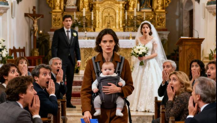 Sei settimane dopo che mio marito aveva lasciato me e nostro figlio neonato nel bel mezzo di una bufera di neve, sono entrata al suo matrimonio tenendo in mano l’unica cosa che non avrebbe mai pensato di avere…