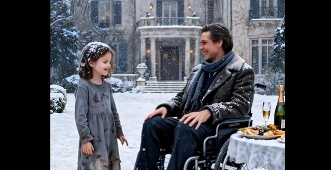 Ero un miliardario paralizzato, che si spegneva lentamente nella solitudine di una villa silenziosa… finché una sera, durante una terribile tempesta di neve, una bambina senzatetto di sei anni bussò alla mia porta e mi propose un patto: «Dammi i tuoi avanzi… e io ti aiuterò a tornare a camminare».