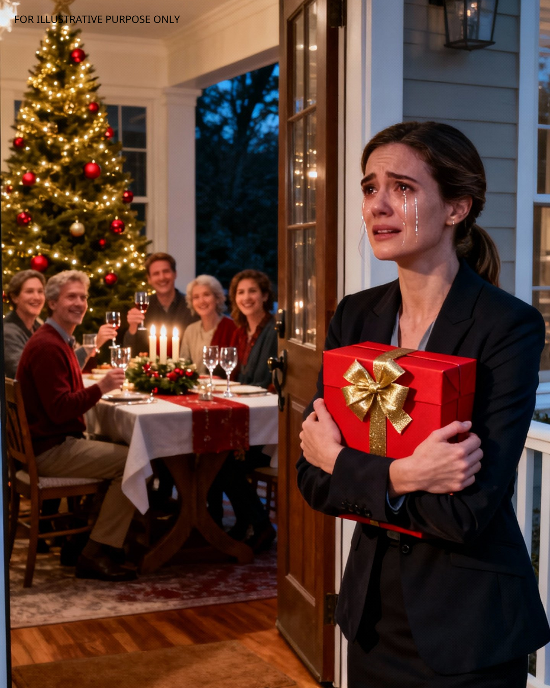 Arrivò presto la vigilia di Natale, sentì suo marito che aspettava un figlio da un’altra donna, rimase in silenzio, pianificò in fretta… e tutto cambiò da un giorno all’altro