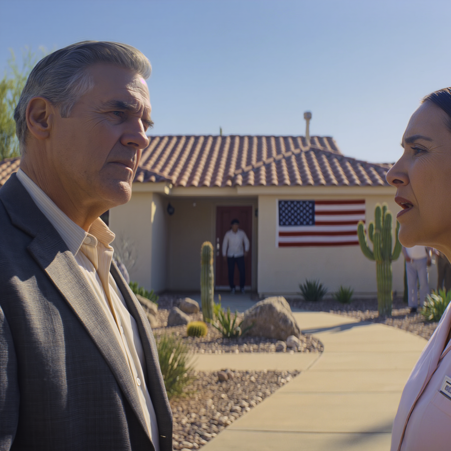 Three weeks ago, my wife flew to Phoenix to help our son and his wife move in. I decided to surprise her and drove down too. When I walked up the driveway, the cleaning lady came running out screaming, “Don’t unlock that door! Something terrible happened!” Ten minutes later, paramedics arrived!