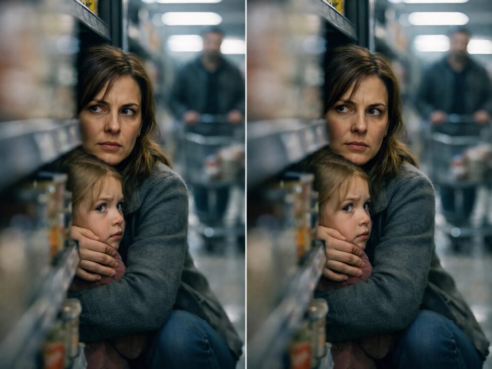 Im Supermarkt flüsterte meine Tochter: «Mama, ist das nicht Papa?» Ich blickte dorthin, wohin sie zeigte, und erstarrte  Source: https://81hiphop.com/im-supermarkt-flue