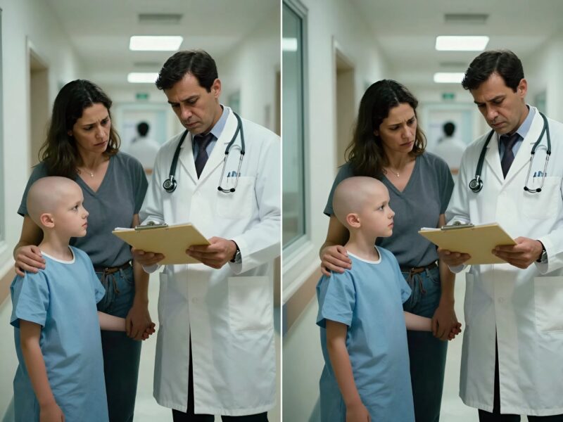 Stavo portando mia figlia a un altro ciclo di chemioterapia quando all’improvviso il medico ci ha fermati e ha detto a bassa voce: «Sua figlia non ha mai avuto il cancro».