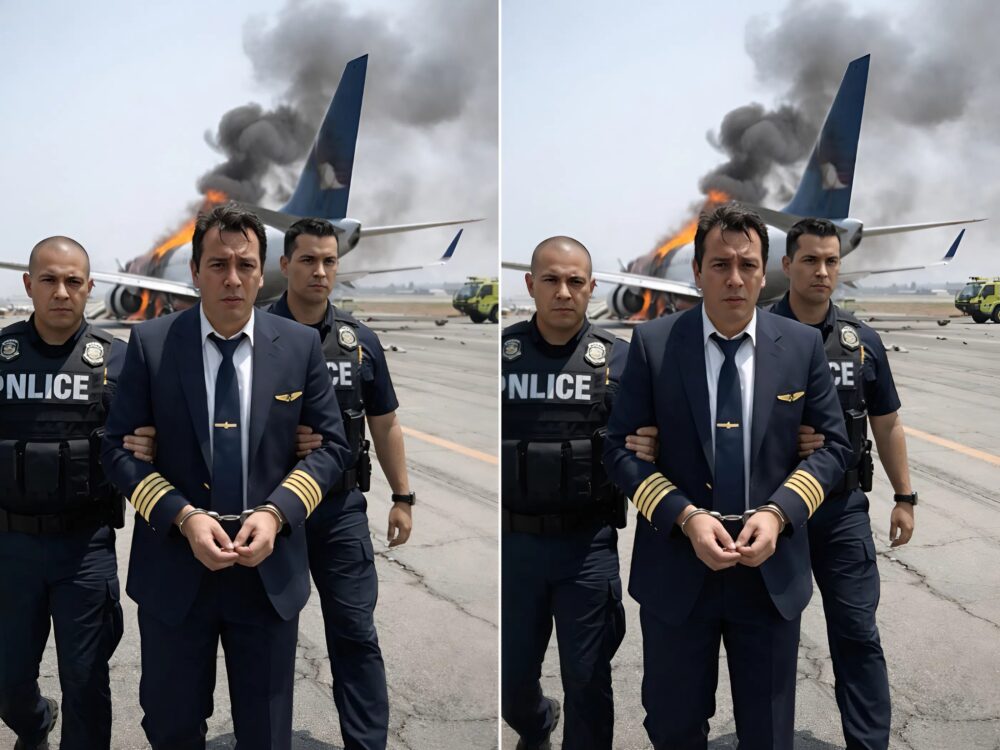 Der Pilot führte eine Notlandung durch und rettete 289 Menschenleben, doch statt ihn wie einen Helden zu empfangen, stürmten bewaffnete Polizisten auf ihn zu und legten ihm Handschellen an  Source: https://81hiphop.com/der-pilot-fuehrte-e