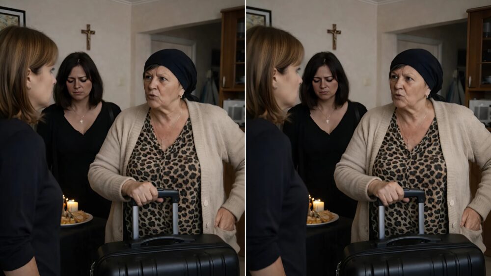 Meine Schwiegermutter kam mit einem Koffer zum Traueressen meiner Mutter — und stellte sich mitten ins Zimmer und sagte etwas, woraufhin eine bedrückende Stille entstand  Source: https://81hiphop.com/meine-schwiegerm