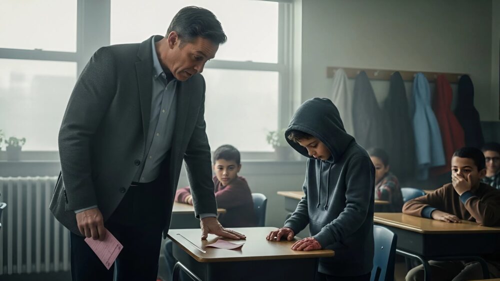 Ich schickte einen 9-jährigen Jungen aus dem Unterricht, weil er sich weigerte, mir seine Hände zu zeigen։ Als er sie schließlich aus den Taschen zog, zerriss mich der Anblick in eine Million Stücke  Source: https://81hiphop.com/ich-schickte-einen-9-ja