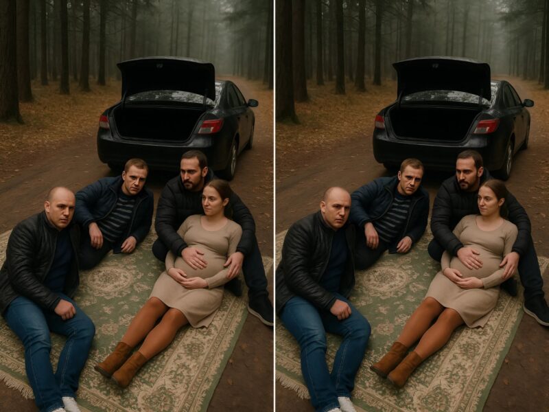 Trascinarono una donna incinta nel bosco… ma quello che accadde dopo fu un colpo che non potevano prevedere.