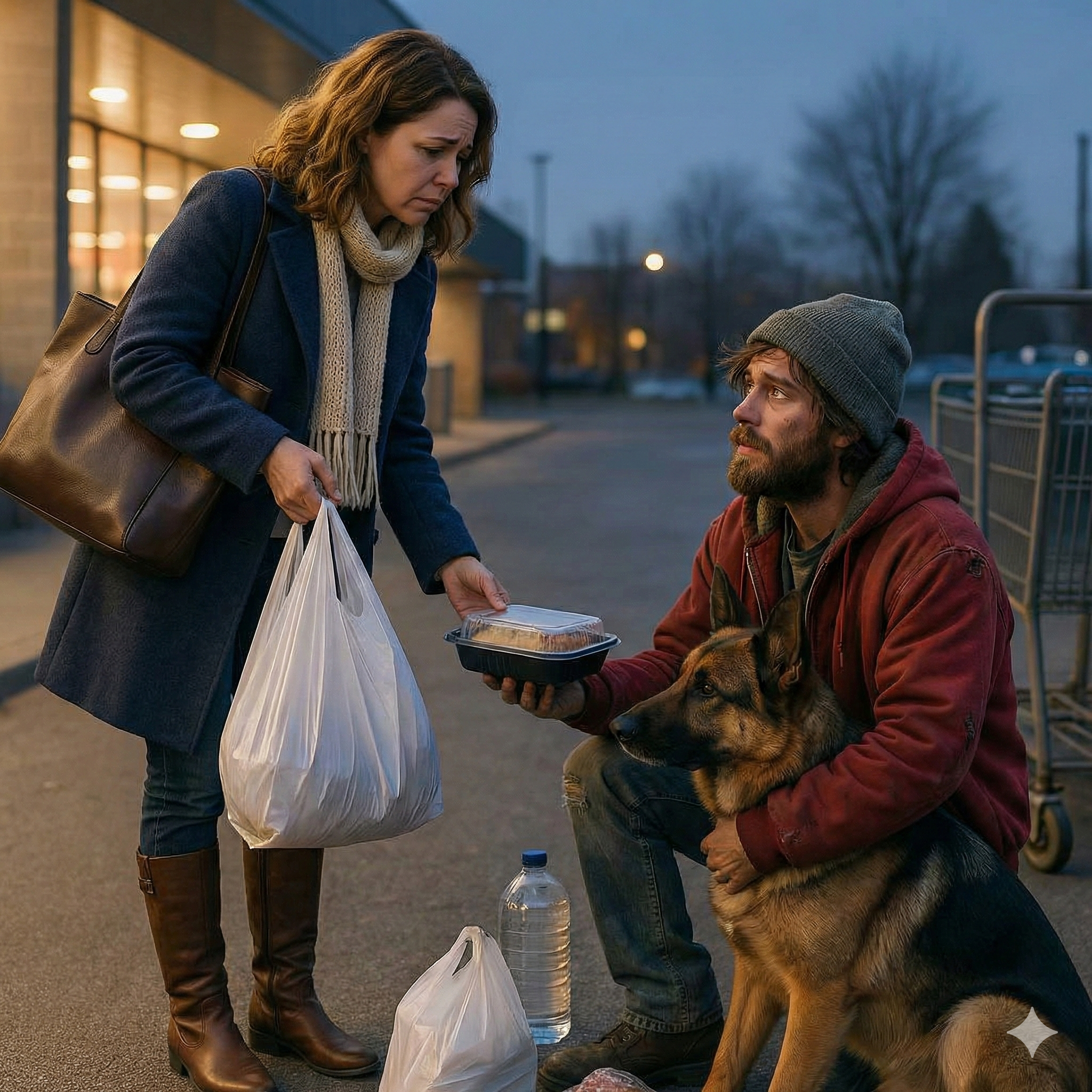Ich habe eine warme Mahlzeit für einen obdachlosen Veteranen gekauft — ich hätte nie erwartet, dass es unser beider Leben verändern würde