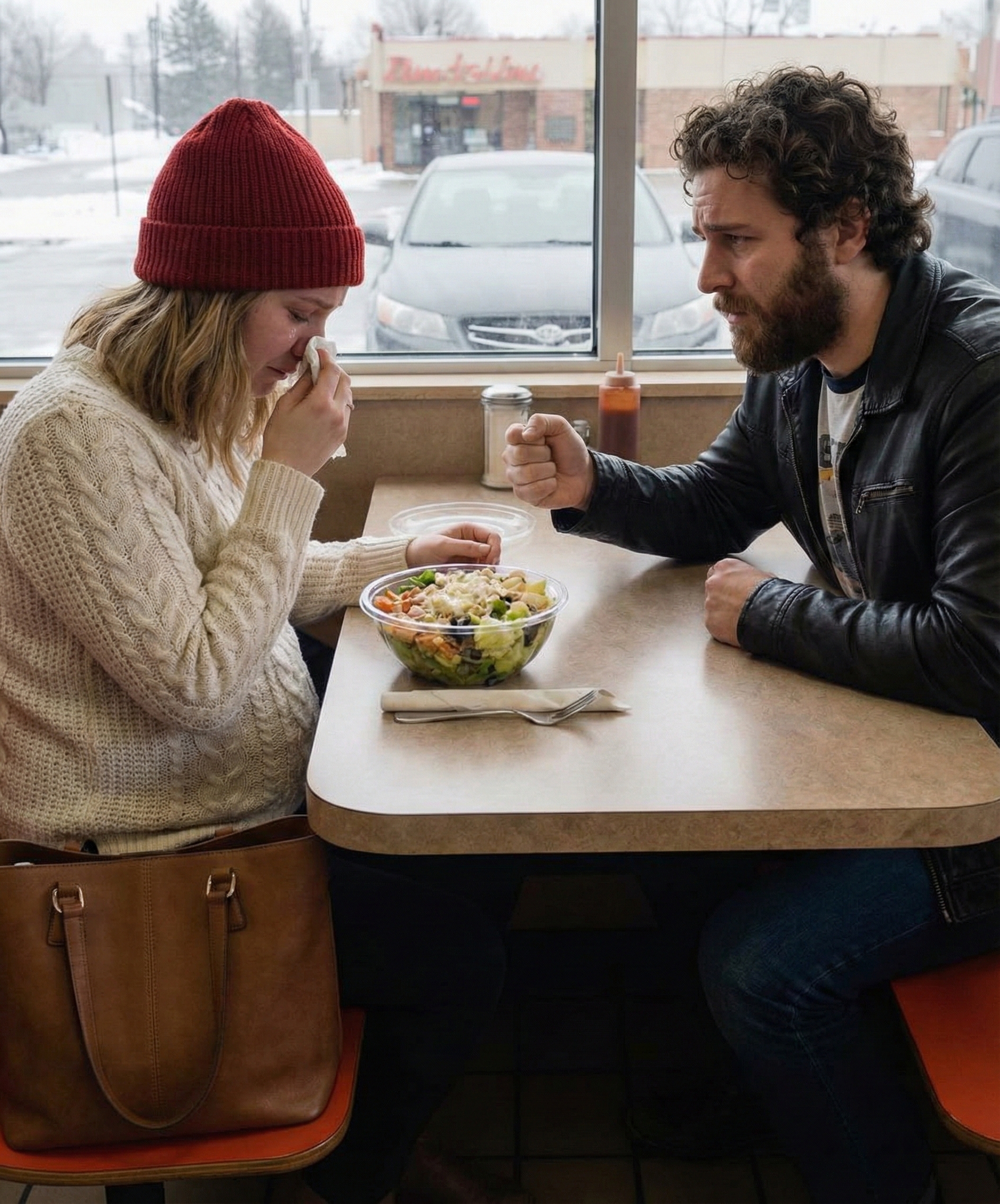 Der Vater meiner Zwillinge verspottete mich, weil ich einen 5-Dollar-Cobb-Salat bestellt hatte – ich blieb ruhig, aber Karma handelte