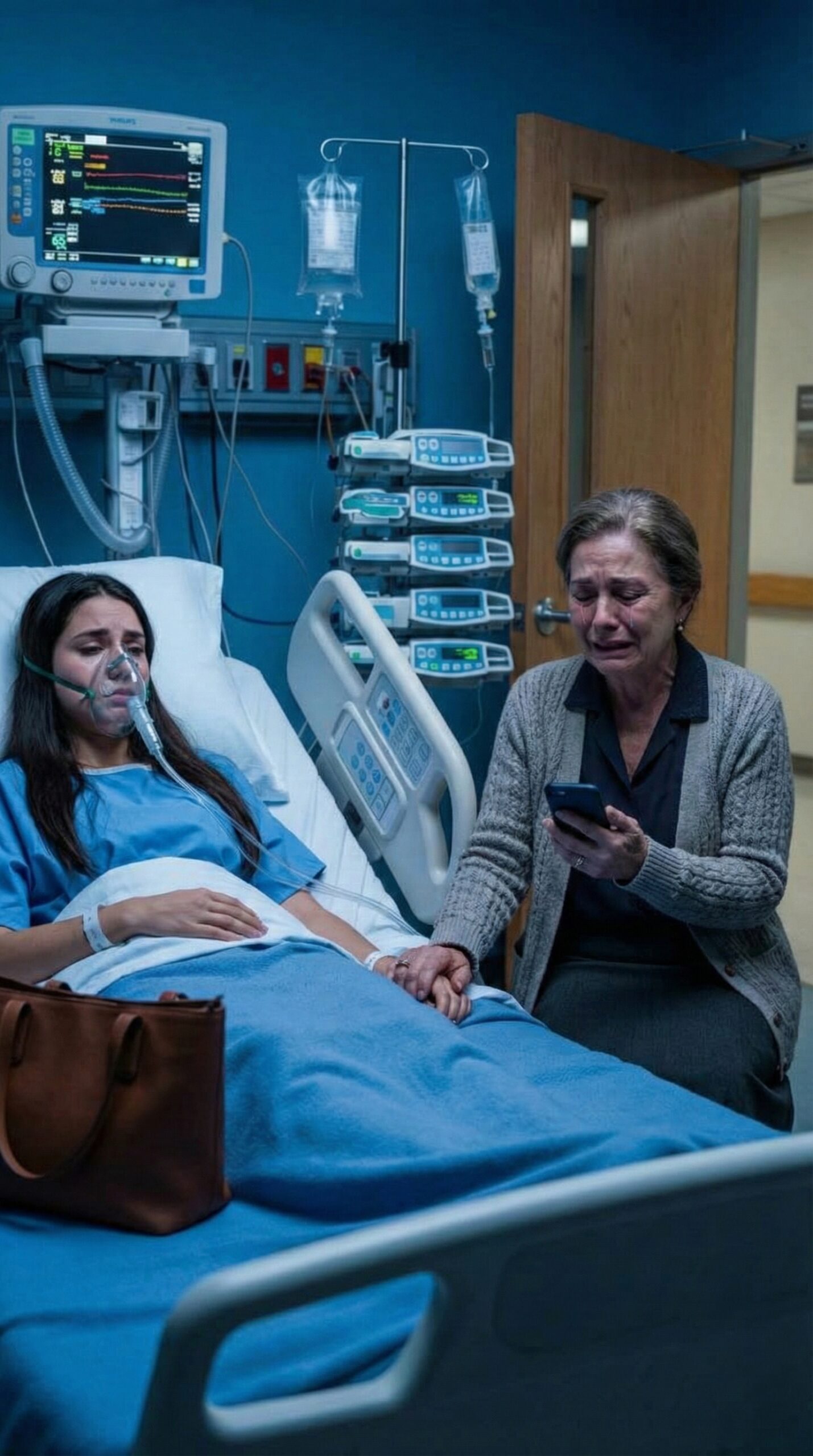 Ich eilte ohne Vorwarnung nach Hause und fand meine Tochter blass und schwach auf der Intensivstation, während ihr Ehemann sorglos Strandfotos mit einer anderen Frau postete – und das, was ich als Nächstes tat, zwang jedes Mitglied seiner Familie, sich mit seiner eigenen Grausamkeit auseinanderzusetzen.