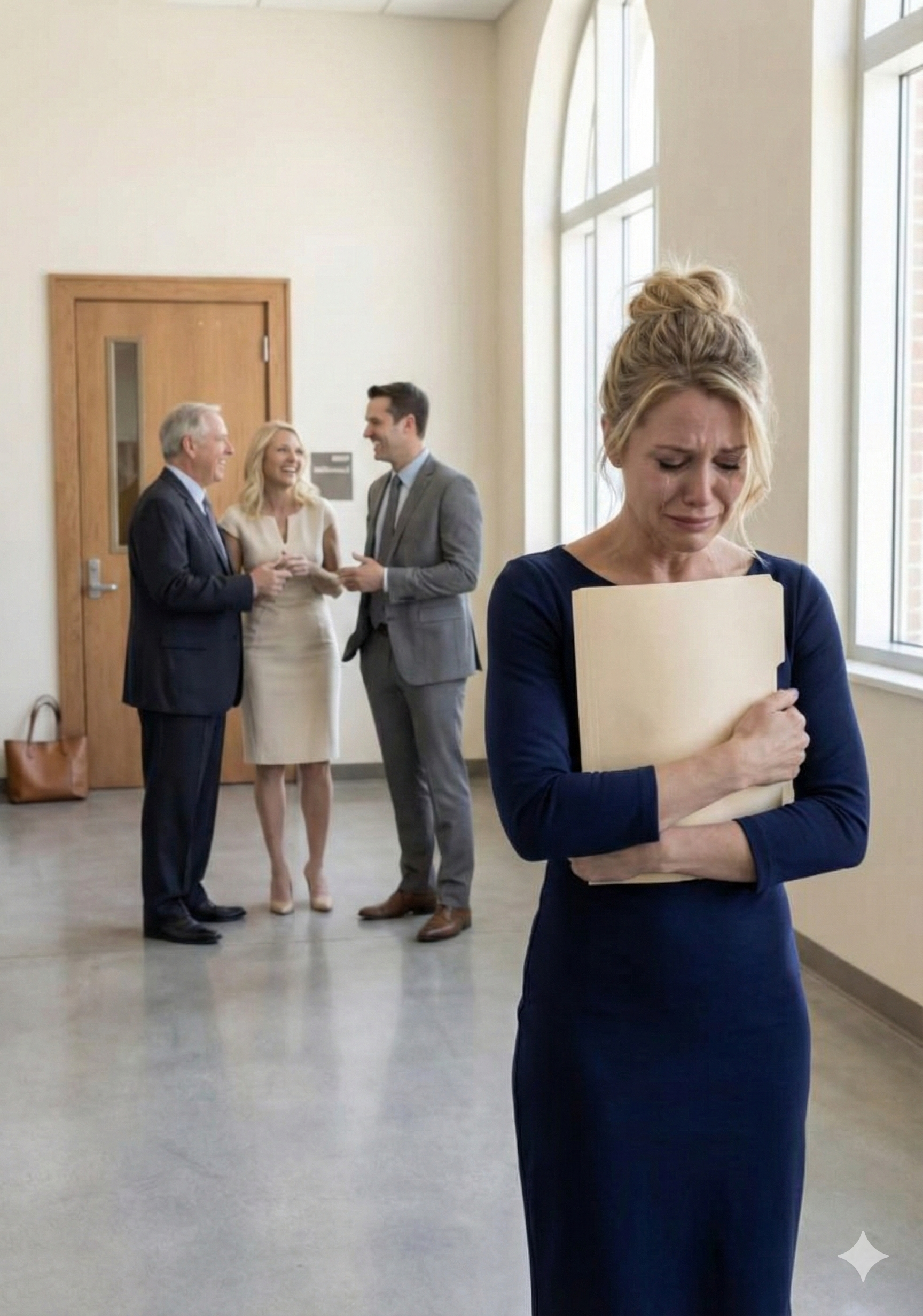 Er dachte, er würde mich mittellos zurücklassen, um mit seiner Geliebten zu fliehen, doch als er sah, wer durch die Tür des Gerichtssaals trat, verschwand sein arrogantes Lächeln für immer.