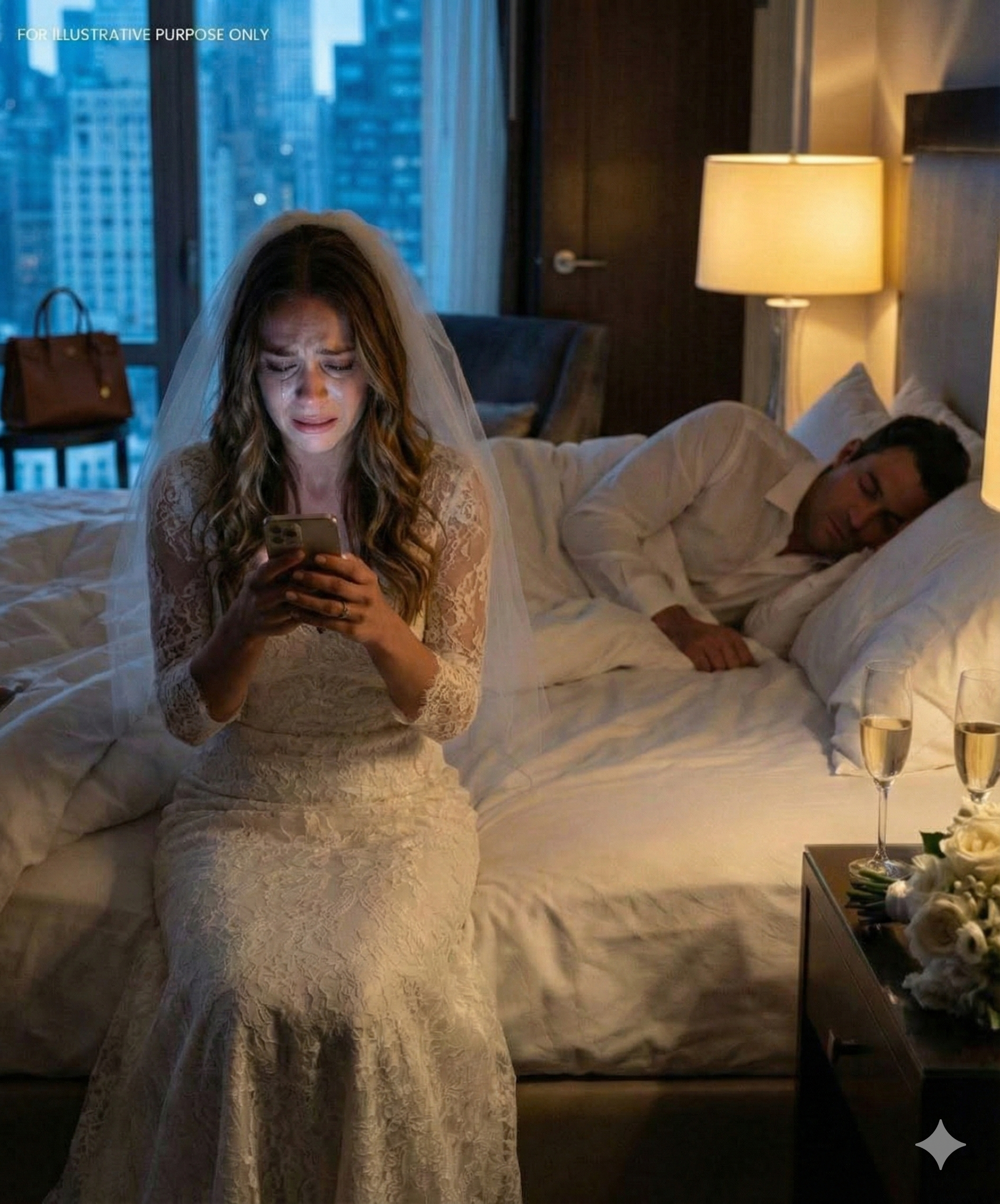 Es war 2 Uhr morgens in unserer Hochzeitsnacht, als die Ex-Frau meines Mannes schrieb: ‘Ich bin schwanger …’