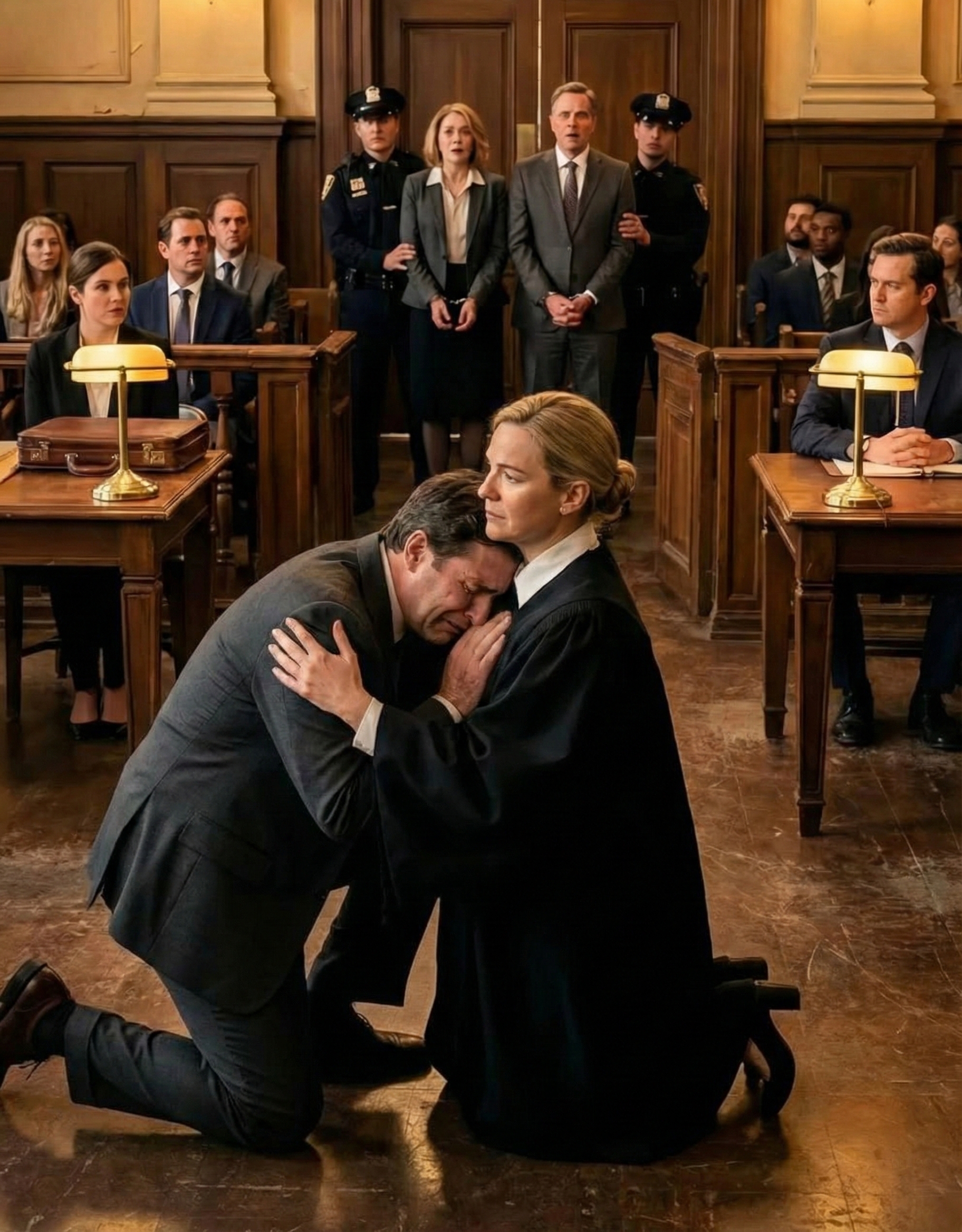 Ich habe meinen Eltern nie gesagt, dass ich Bundesrichterin bin, nachdem sie mich vor zehn Jahren verlassen hatten. Kurz vor Weihnachten riefen sie plötzlich an mit der Aufforderung, „wieder Kontakt aufzunehmen“. Als ich ankam, deutete meine Mutter auf den eisigen Gartenschuppen. „Wir brauchen ihn nicht mehr“, spottete mein Vater. „Der alte Kerl steht hinten – nimm ihn mit.“ Ich rannte zum Schuppen und fand dort meinen Großvater, der im Dunkeln zitternd stand. Sein Haus war verkauft und alles gestohlen worden. Das war die Essenz. Ich zog meinen Dienstausweis heraus und tätigte einen einzigen Anruf. „Führen Sie die Haftbefehle aus!“