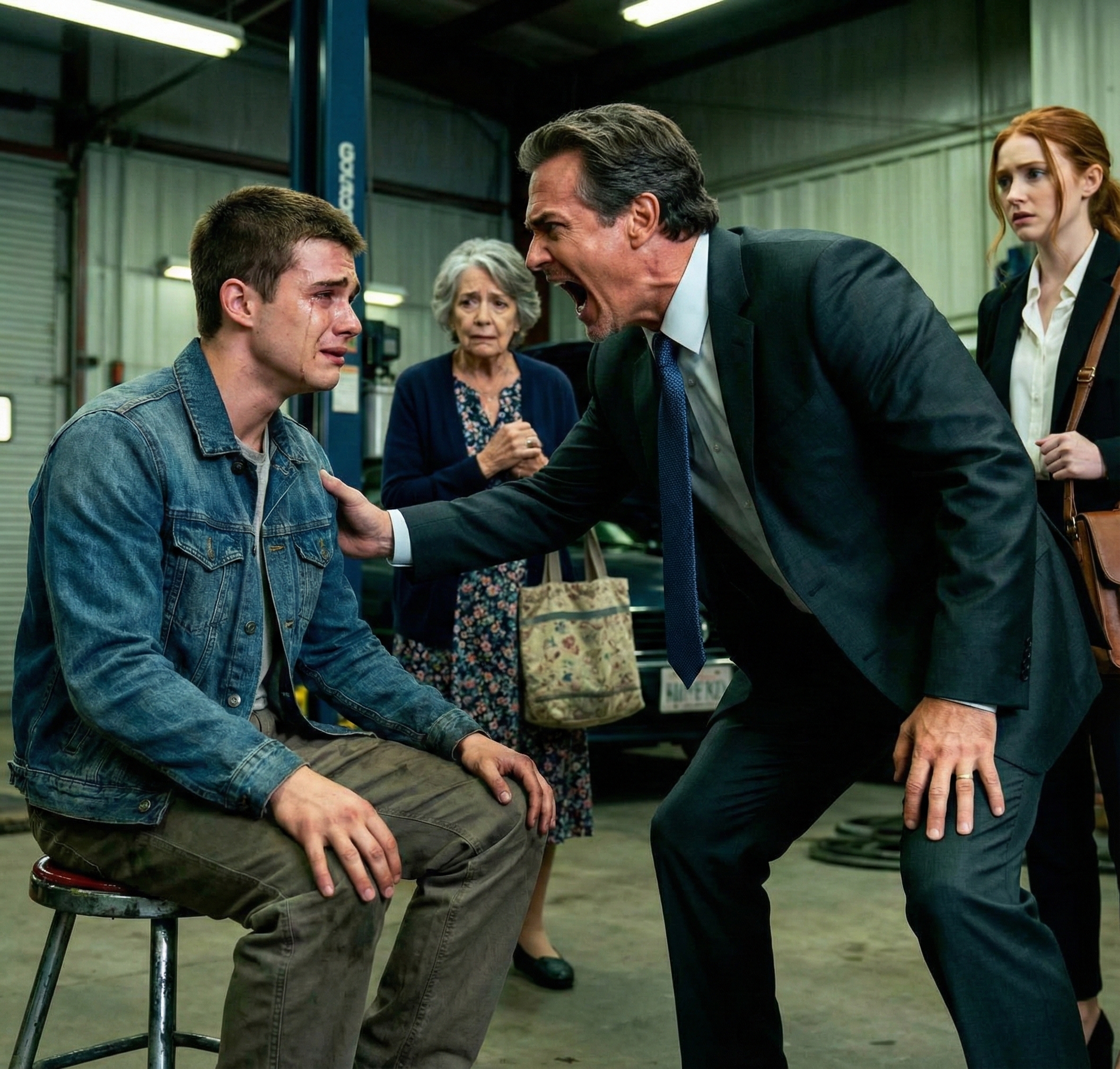 Er reparierte kostenlos das Auto einer älteren Frau—und sie feuerten ihn… aber Tage später entdeckte er, wer sie wirklich war…