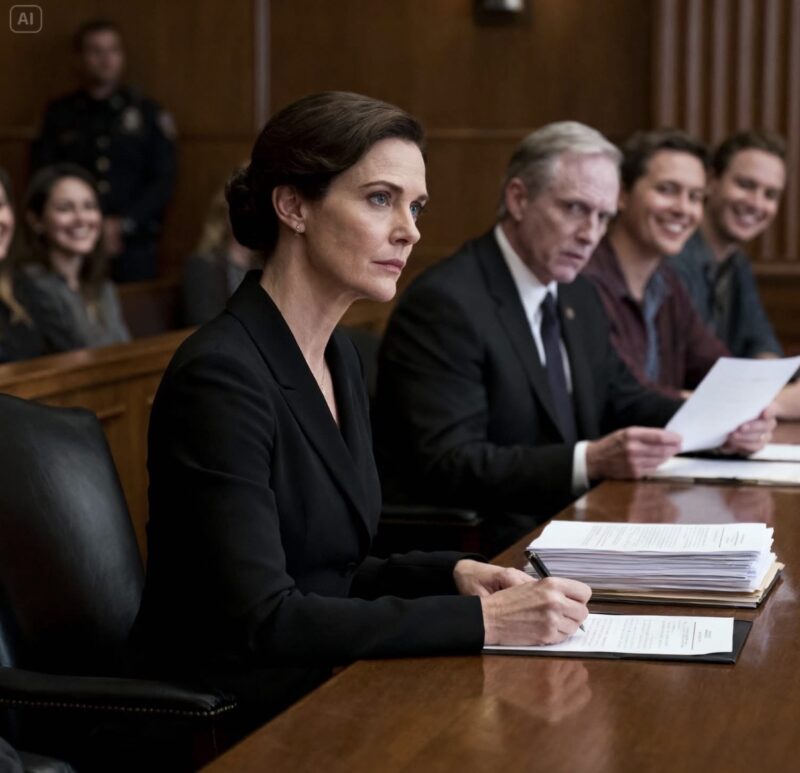 Nachdem mein Mann gestorben war, sagten seine Kinder: “Wir wollen das Anwesen, das Geschäft, alles.” Mein Anwalt hat mich angefleht zu kämpfen. Ich sagte: “Gib ihnen alles.” Alle dachten, ich hätte den Verstand verloren. Bei der letzten Anhörung habe ich die Papiere unterschrieben. Die Kinder lächelten – bis ihr Anwalt blass wurde, als er las…