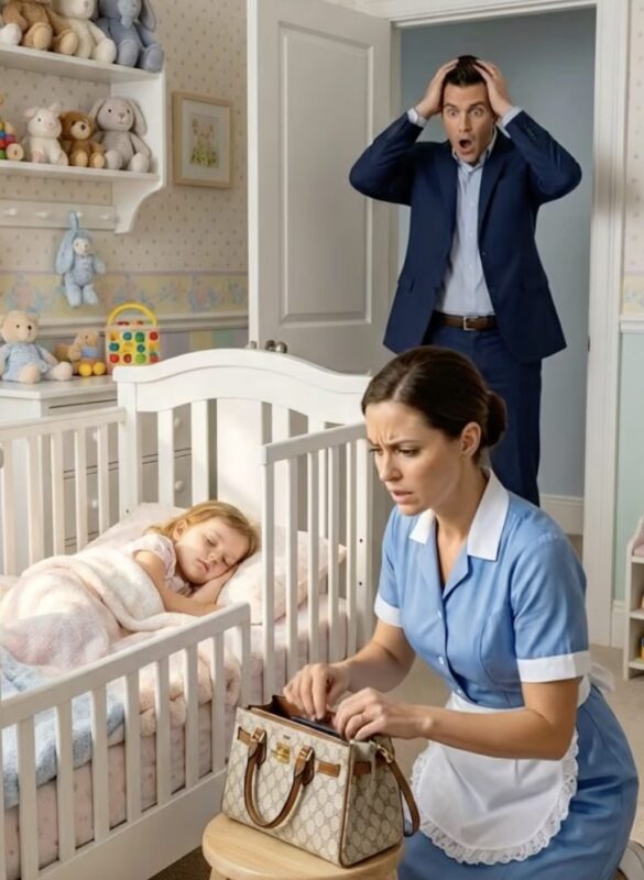 Die Tochter des Millionärs schlief 20 Stunden am Tag… bis das Kindermädchen in die Handtasche ihrer Stiefmutter schaute und ein schreckliches Geheimnis entdeckte.