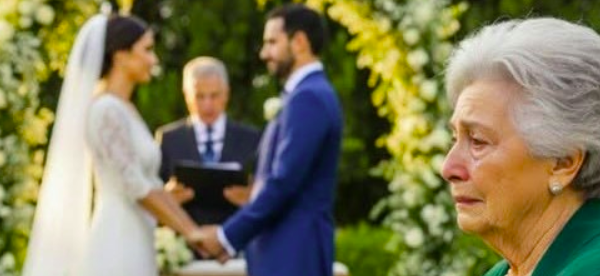 Al matrimonio di mio figlio, mi sono seduta nell’ultima fila, vergognandomi della mia umile vita… era inimmaginabile che il miliardario seduto accanto a me fosse l’amore della mia vita e ora proprietario dell’edificio di suo suocero.