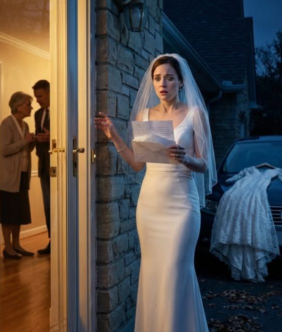 In der Nacht vor der Hochzeit kam ich im Haus meines Bräutigams an, voller Freude und Hoffnung. Ich hob meine Hand hoch, um die Glocke zu läuten — und hörte dann seine Stimme hinter der Tür.