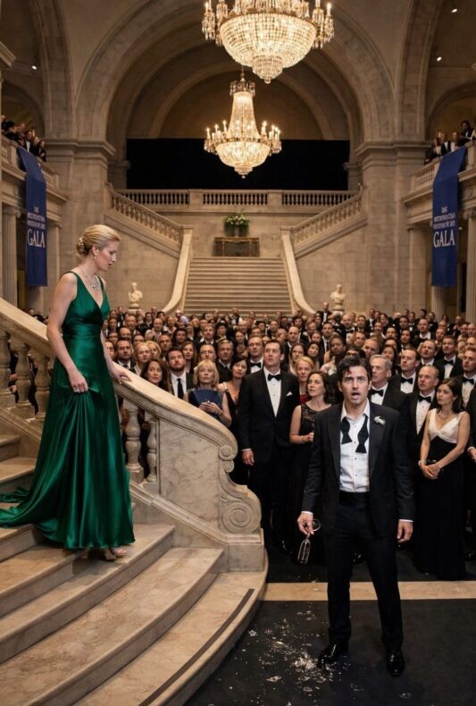 Ha cancellato la moglie dal gala dei miliardari… finché l’intera sala non si è alzata in piedi quando lei è entrata.