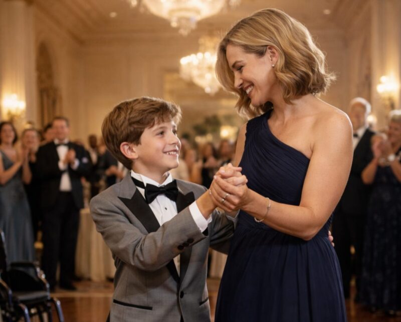 La cameriera andò a cambiarsi e tornò nella stanza per ballare con un bambino sulla sedia a rotelle, ma ciò che accadde dopo sconvolse l’intera sala.