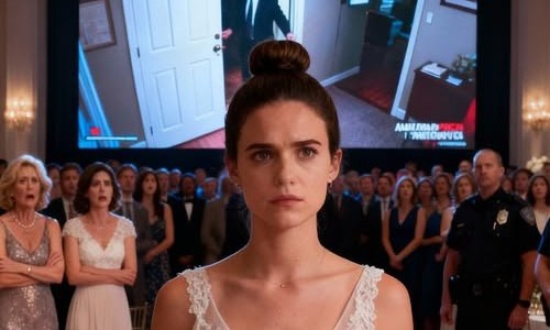 Mentre ero al mio ricevimento di nozze, mia madre si è sporta e mi ha sussurrato: «Dai il tuo attico a tua sorella». La stanza è diventata silenziosa mentre sorridevo e dicevo: «Guardate tutti lo schermo, per favore».