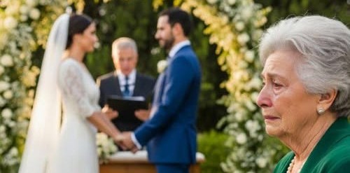 Al matrimonio di mio figlio, mi sono seduta nell’ultima fila, vergognandomi della mia umile vita… era inimmaginabile che il miliardario seduto accanto a me fosse l’amore della mia vita e ora proprietario dell’edificio di suo suocero.