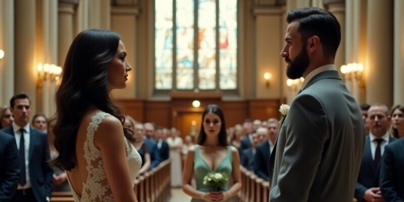 All’altare, la damigella d’onore ha rivelato di aspettare un figlio dallo sposo: la reazione della sposa vi lascerà senza fiato!