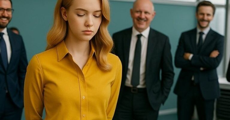 Una ragazza vestita in modo semplice e con delle ballerine consumate entrò nell’ufficio: i dipendenti iniziarono a ridere di lei, senza nemmeno immaginare chi fosse.