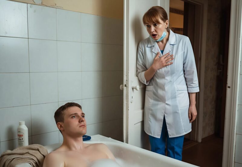 Per evitare di perdere il lavoro, un’infermiera accettò di fare il bagno a un bambino paralizzato: mentre faceva il bagno, vide qualcosa che la lasciò paralizzata dall’orrore.