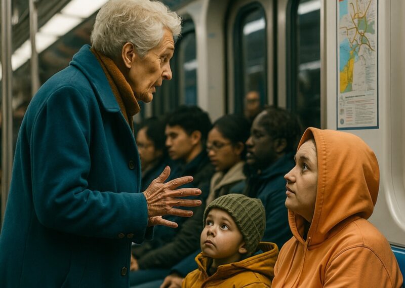 In metropolitana, una signora anziana mi ha urlato contro e insultato solo perché non le avevo ceduto il posto, senza nemmeno sapere che stavo tornando a casa dopo la chemioterapia: quello che è successo dopo l’ha scioccata