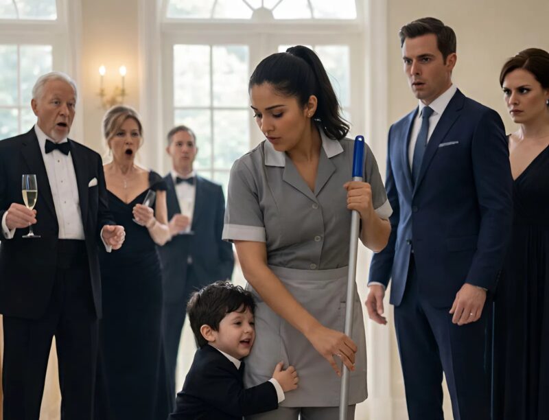 Il figlio del miliardario scoppiò a piangere quando vide la domestica: corse da lei e le cadde tra le braccia, chiamandola «mamma».