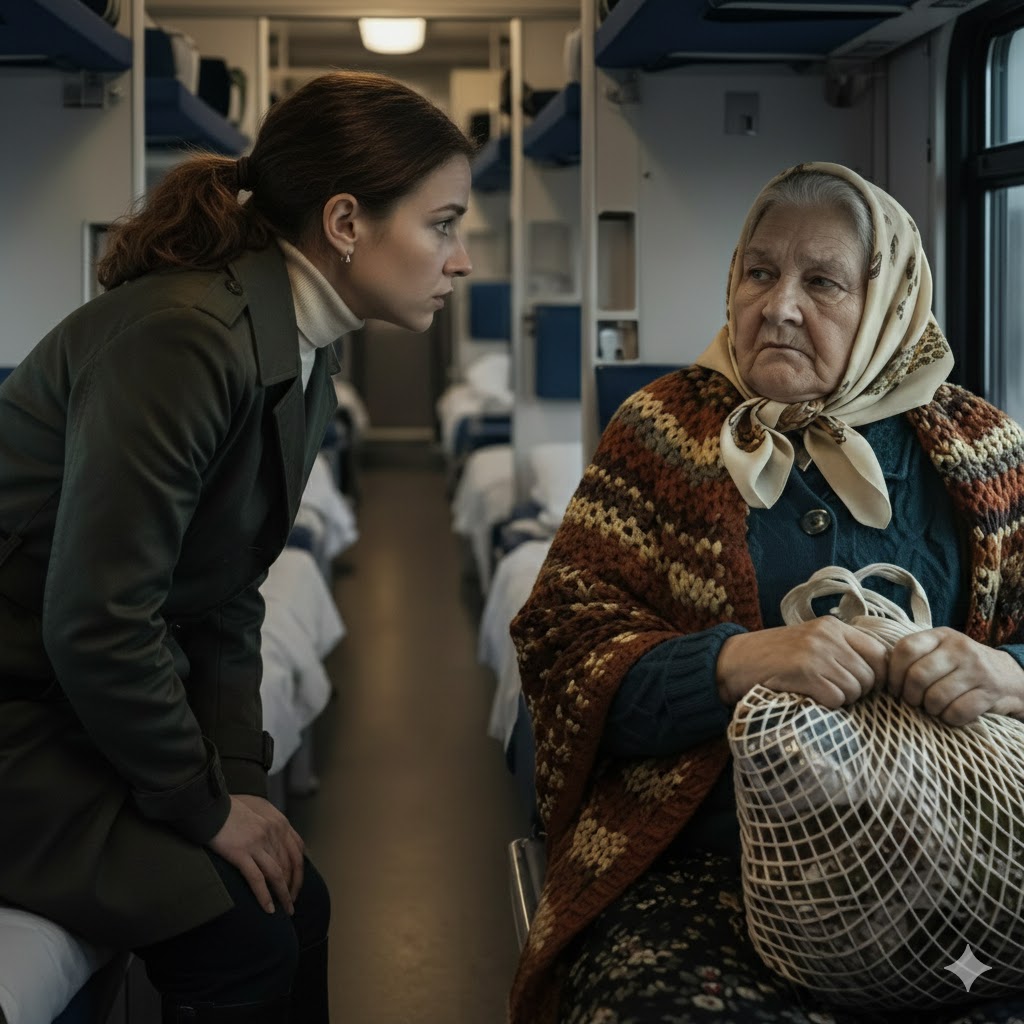 «Viaggiavo in treno con un’anziana che mi fissava con sospetto e stringeva la borsa al petto… ma quando il treno frenò all’improvviso, la borsa le scivolò di mano e cadde a terra . E quello che ne uscì mi gelò il sangue»
