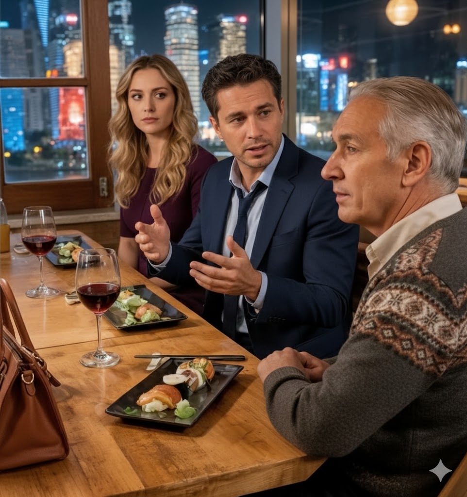 Mio marito mi ha portata a una cena di lavoro con un cliente giapponese. Ho fatto finta di non capire il giapponese… finché una frase non mi ha gelato il sangue.