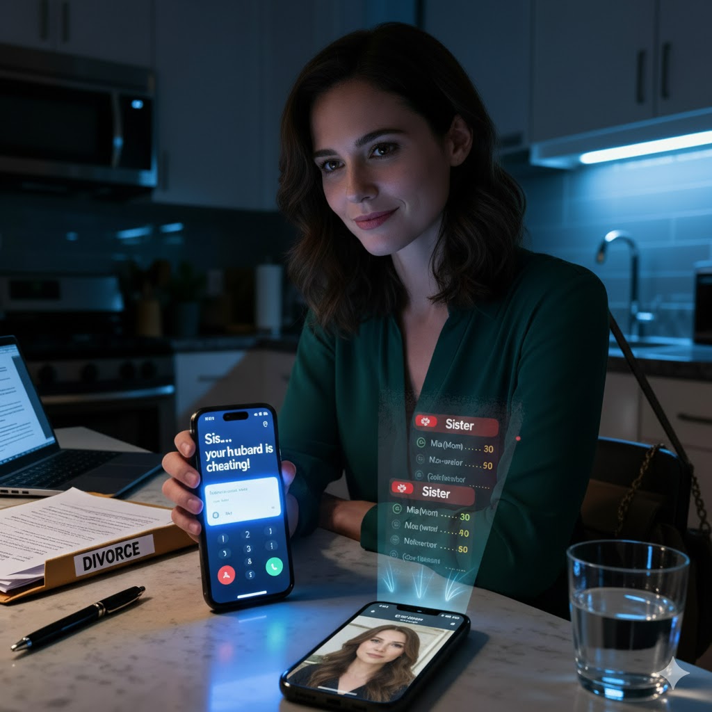 Mia sorella mi inviò una foto sul telefono. “Sorella… tuo marito ti tradisce!”