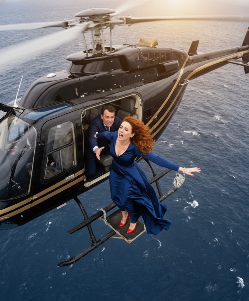 Per mettere le mani su un’eredità colossale, un uomo spinse la moglie incinta giù da un elicottero; ma ciò che accadde dopo andò ben oltre qualsiasi sua previsione.