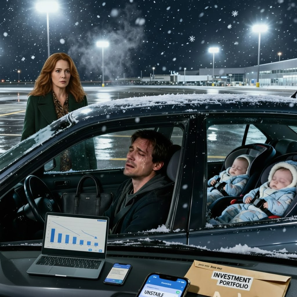 Volai a Toronto per sorprendere mio figlio nel giorno del suo compleanno. Invece lo trovai a dormire in auto, nel parcheggio gelido dell’aeroporto, insieme ai suoi due gemelli neonati.