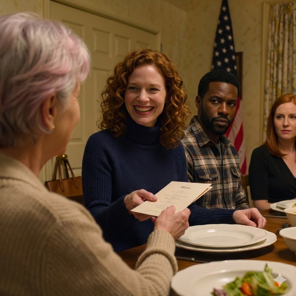 “GRANDMA, TONIGHT MOM AND DAD ARE GOING TO TAKE YOUR MONEY…”—my 6-year-old granddaughter whispered while it was still dark, and I understood right away there was a plan in this house that had been rehearsed; the “family” dinner suddenly became a stage, words sweet as honey but cold as a knife, and I just smiled—because that night, someone would be shocked to see I was no longer an “easy-to-lead old lady.”