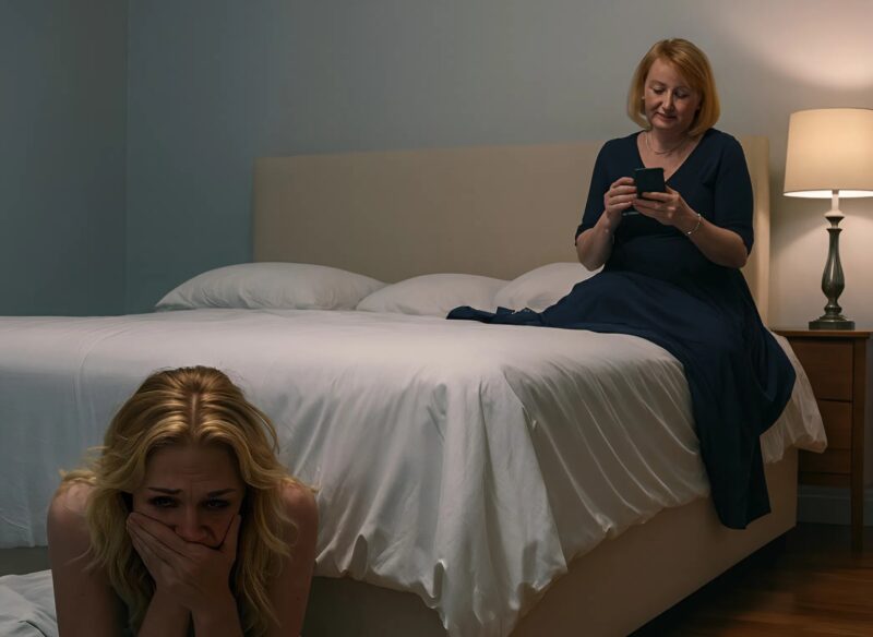 La prima notte di nozze decisi di fare una sorpresa a mio marito e mi nascosi sotto il letto, ma al posto del mio fidanzato entrò nella stanza mia suocera; era sicura che non ci fosse nessuno e cominciò a fare qualcosa che mi terrorizzò davvero.