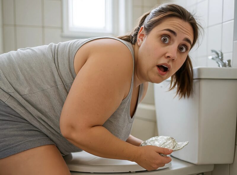 Mio marito era al lavoro quando mio suocero si è avvicinato e mi ha detto che voleva mostrarmi qualcosa in bagno. Sono entrata e ho visto pezzi di piastrelle e cemento sul pavimento, e tra questi un sacchetto di plastica.