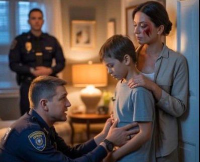 Mio marito mi ha picchiata e ha detto che mi avrebbe incolpata se avessi mai chiamato la polizia. Durante l’interrogatorio, mio ​​figlio di sette anni ha detto all’agente: «Mio padre non ha picchiato mia madre. È caduta». Ma mentre mio marito sorrideva trionfante, mio ​​figlio si è avvicinato all’agente e ha sussurrato: «Sto mentendo perché…»