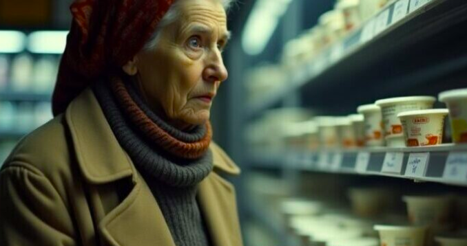 La donna che voleva mangiare gratis e ha reso la giornata del negozio un inferno 