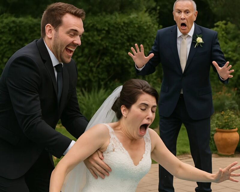 Durante il matrimonio, mio marito mi ha spinto in una fontana di acqua fredda e ha iniziato a ridere forte: non ho resistito e l’ho fatto…